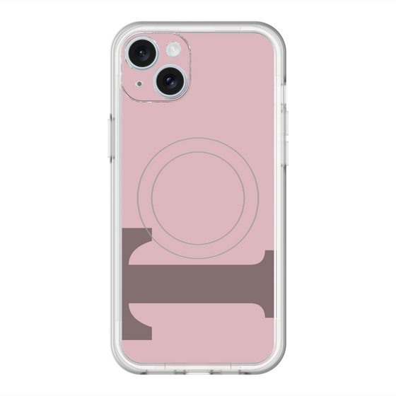 スリムプロテクションプレミアムケース with MagSafe［ オリジナル - initial color - T dusty pink ］