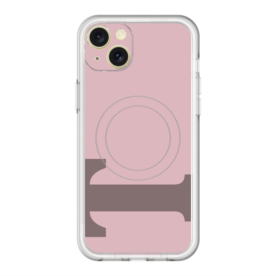 スリムプロテクションプレミアムケース with MagSafe［ オリジナル - initial color - T dusty pink ］