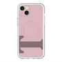 スリムプロテクションプレミアムケース with MagSafe［ オリジナル - initial color - T dusty pink ］
