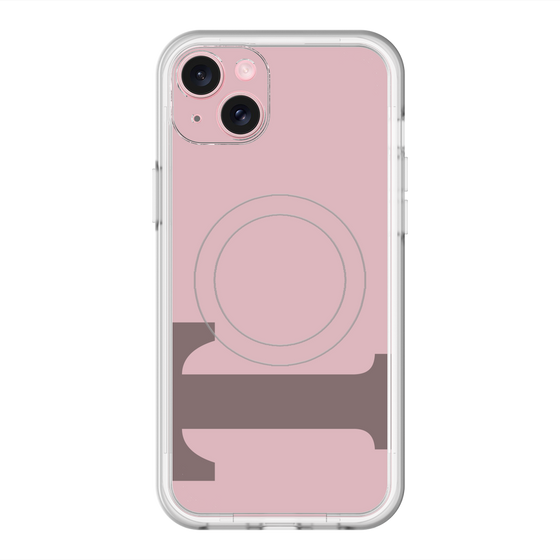 スリムプロテクションプレミアムケース with MagSafe［ オリジナル - initial color - T dusty pink ］