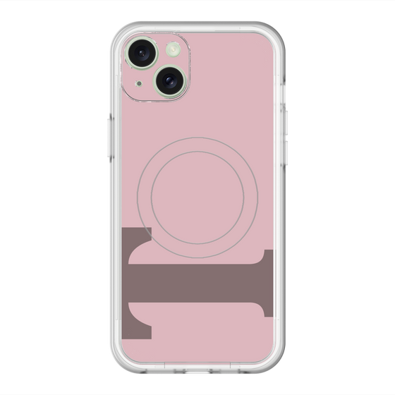 スリムプロテクションプレミアムケース with MagSafe［ オリジナル - initial color - T dusty pink ］