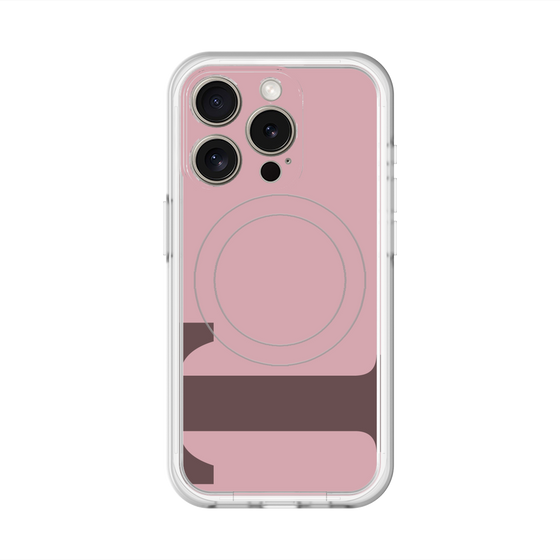 スリムプロテクションプレミアムケース with MagSafe［ オリジナル - initial color - T dusty pink ］