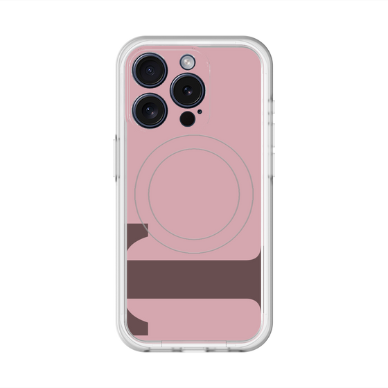 スリムプロテクションプレミアムケース with MagSafe［ オリジナル - initial color - T dusty pink ］