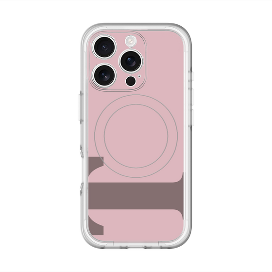 スリムプロテクションプレミアムケース with MagSafe［ オリジナル - initial color - T dusty pink ］
