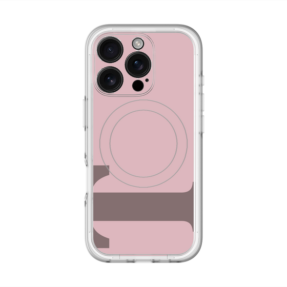 スリムプロテクションプレミアムケース with MagSafe［ オリジナル - initial color - T dusty pink ］