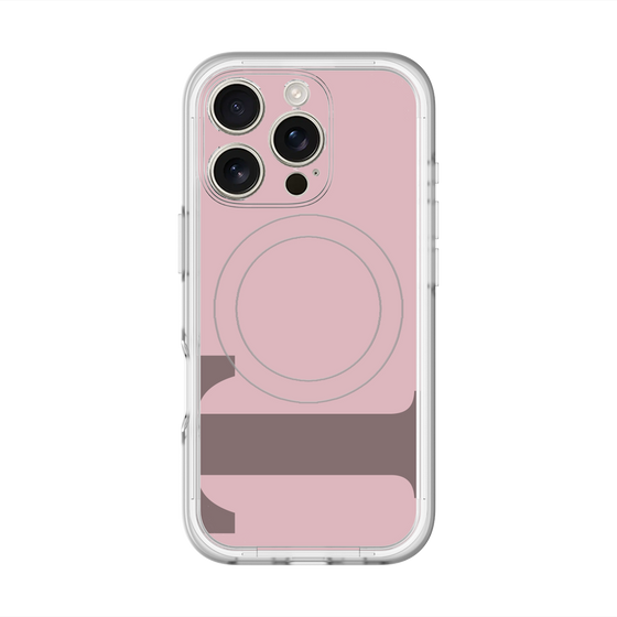スリムプロテクションプレミアムケース with MagSafe［ オリジナル - initial color - T dusty pink ］