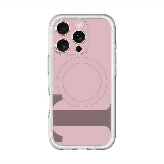 スリムプロテクションプレミアムケース with MagSafe［ オリジナル - initial color - T dusty pink ］