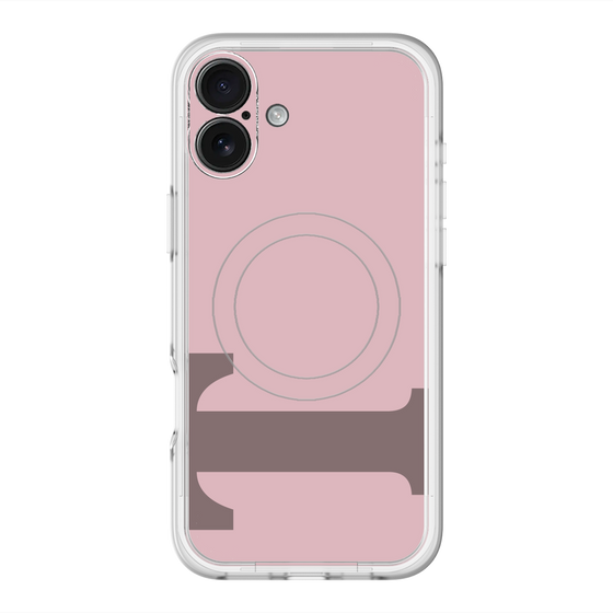 スリムプロテクションプレミアムケース with MagSafe［ オリジナル - initial color - T dusty pink ］