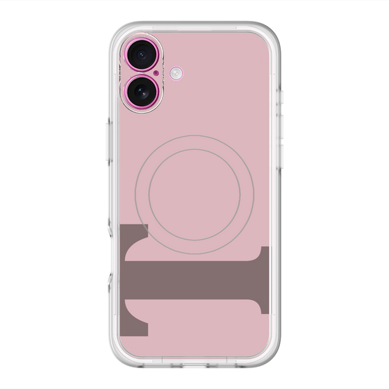 スリムプロテクションプレミアムケース with MagSafe［ オリジナル - initial color - T dusty pink ］