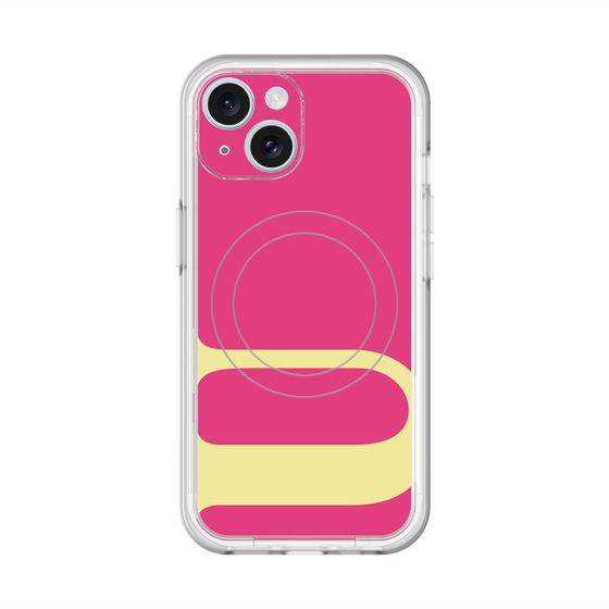 スリムプロテクションプレミアムケース with MagSafe［ オリジナル - initial color - U pink ］