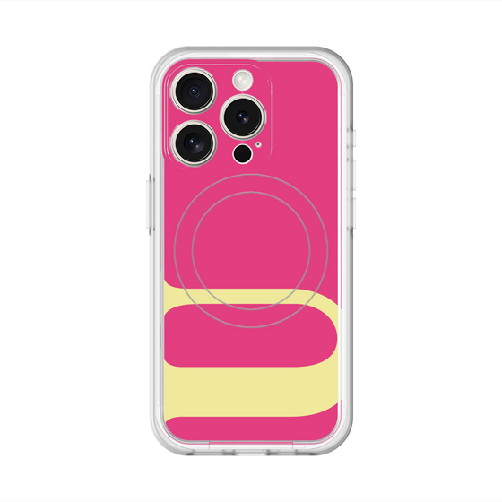 スリムプロテクションプレミアムケース with MagSafe［ オリジナル - initial color - U pink ］