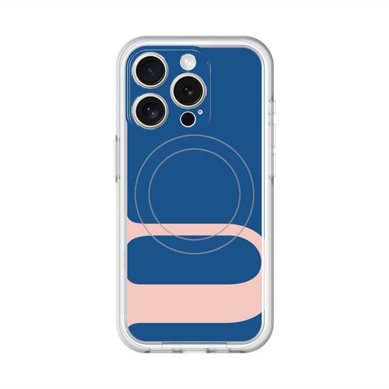 スリムプロテクションプレミアムケース with MagSafe［ オリジナル - initial color - U navy ］