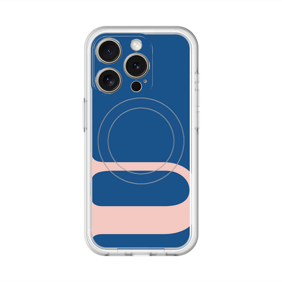 スリムプロテクションプレミアムケース with MagSafe［ オリジナル - initial color - U navy ］