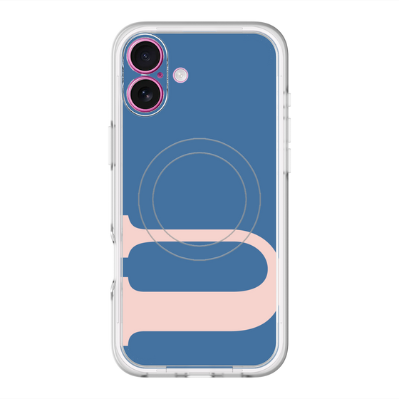 スリムプロテクションプレミアムケース with MagSafe［ オリジナル - initial color - U navy ］
