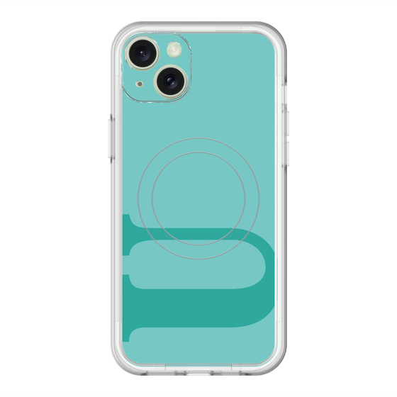 スリムプロテクションプレミアムケース with MagSafe［ オリジナル - initial color - U light green ］