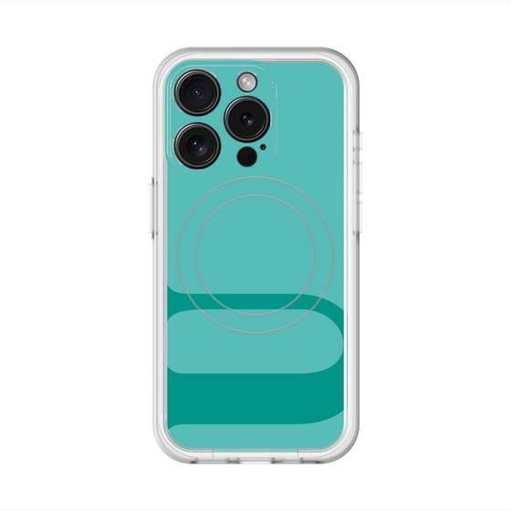 スリムプロテクションプレミアムケース with MagSafe［ オリジナル - initial color - U light green ］