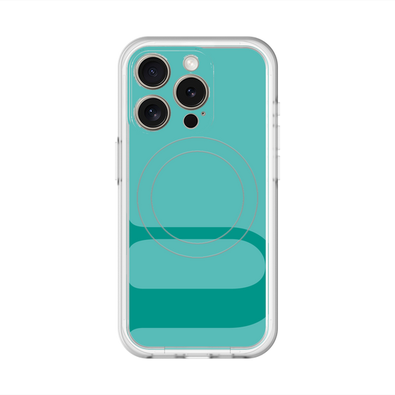 スリムプロテクションプレミアムケース with MagSafe［ オリジナル - initial color - U light green ］
