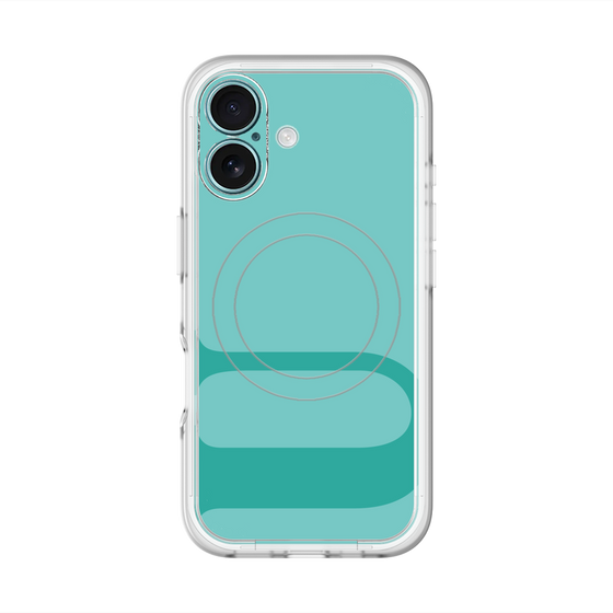 スリムプロテクションプレミアムケース with MagSafe［ オリジナル - initial color - U light green ］