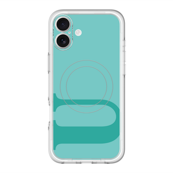 スリムプロテクションプレミアムケース with MagSafe［ オリジナル - initial color - U light green ］