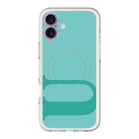 スリムプロテクションプレミアムケース with MagSafe［ オリジナル - initial color - U light green ］