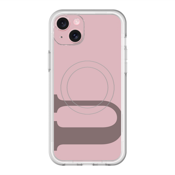 スリムプロテクションプレミアムケース with MagSafe［ オリジナル - initial color - U dusty pink ］