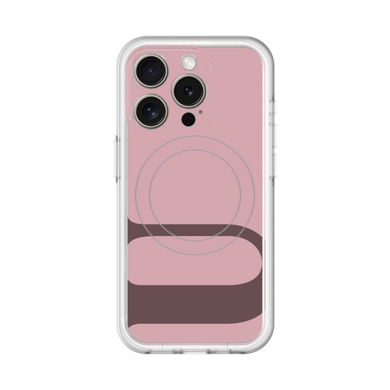 スリムプロテクションプレミアムケース with MagSafe［ オリジナル - initial color - U dusty pink ］