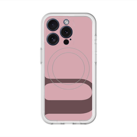 スリムプロテクションプレミアムケース with MagSafe［ オリジナル - initial color - U dusty pink ］