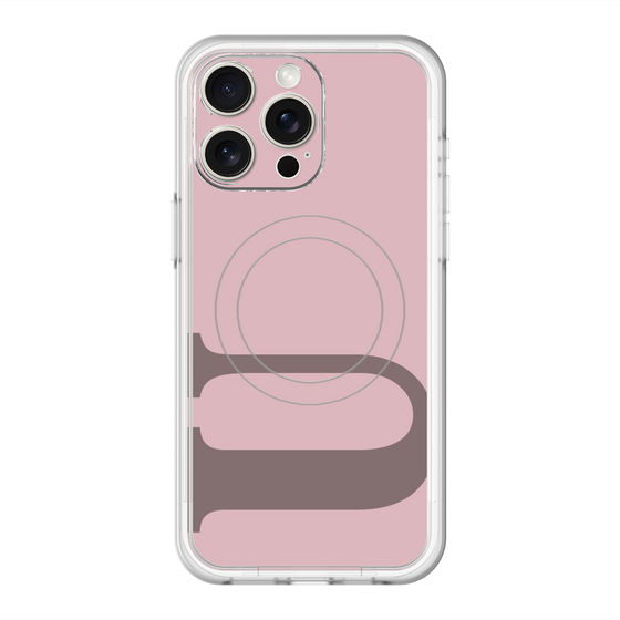 スリムプロテクションプレミアムケース with MagSafe［ オリジナル - initial color - U dusty pink ］