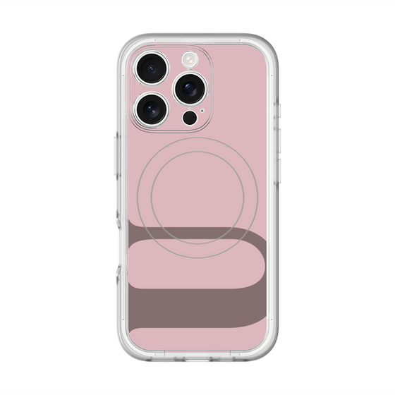 スリムプロテクションプレミアムケース with MagSafe［ オリジナル - initial color - U dusty pink ］
