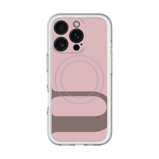 スリムプロテクションプレミアムケース with MagSafe［ オリジナル - initial color - U dusty pink ］