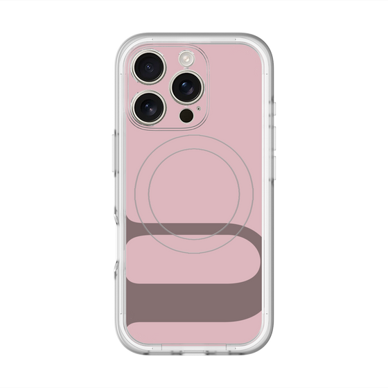 スリムプロテクションプレミアムケース with MagSafe［ オリジナル - initial color - U dusty pink ］