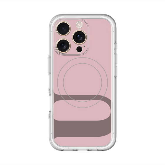 スリムプロテクションプレミアムケース with MagSafe［ オリジナル - initial color - U dusty pink ］