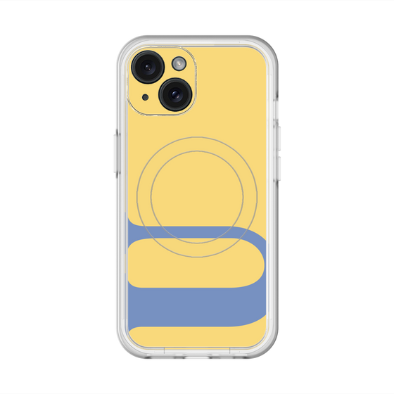 スリムプロテクションプレミアムケース with MagSafe［ オリジナル - initial color - U yellow ］