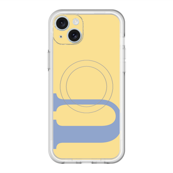 スリムプロテクションプレミアムケース with MagSafe［ オリジナル - initial color - U yellow ］