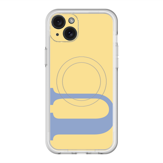 スリムプロテクションプレミアムケース with MagSafe［ オリジナル - initial color - U yellow ］