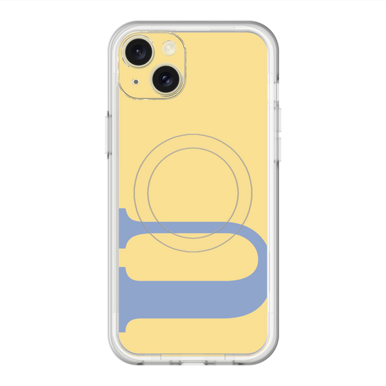 スリムプロテクションプレミアムケース with MagSafe［ オリジナル - initial color - U yellow ］