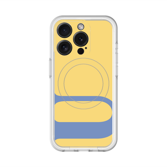 スリムプロテクションプレミアムケース with MagSafe［ オリジナル - initial color - U yellow ］