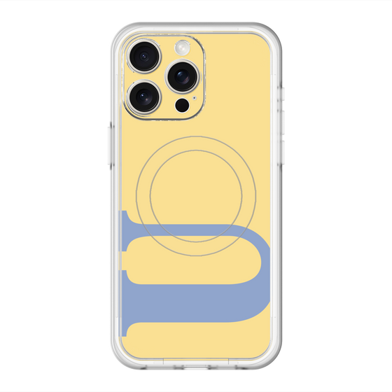 スリムプロテクションプレミアムケース with MagSafe［ オリジナル - initial color - U yellow ］