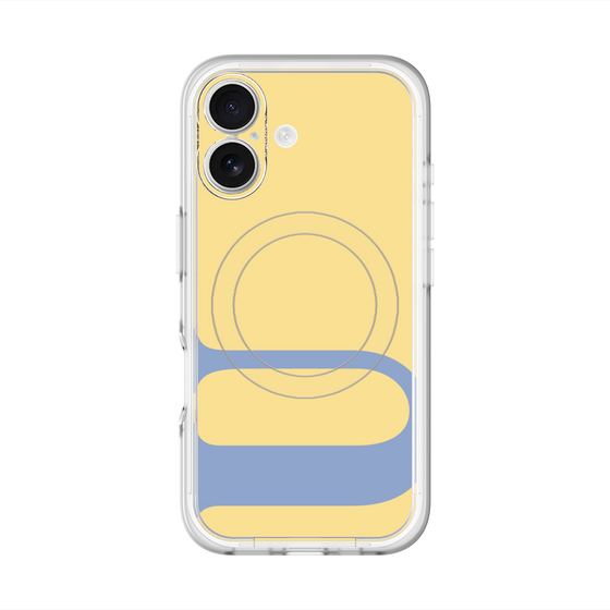 スリムプロテクションプレミアムケース with MagSafe［ オリジナル - initial color - U yellow ］