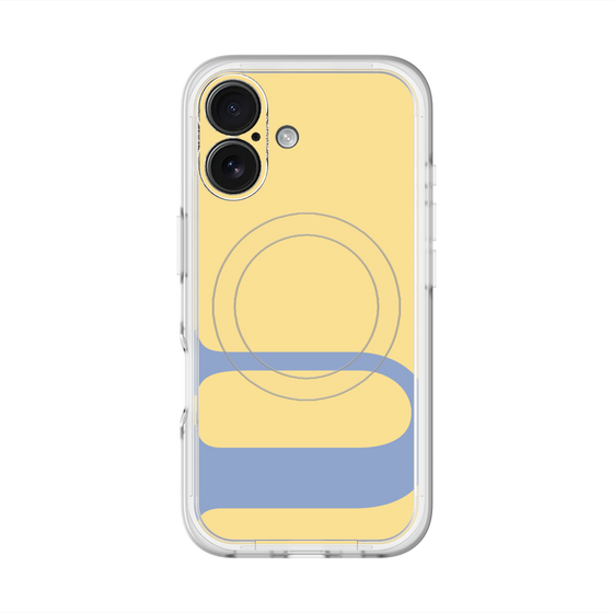 スリムプロテクションプレミアムケース with MagSafe［ オリジナル - initial color - U yellow ］