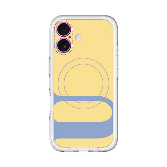 スリムプロテクションプレミアムケース with MagSafe［ オリジナル - initial color - U yellow ］