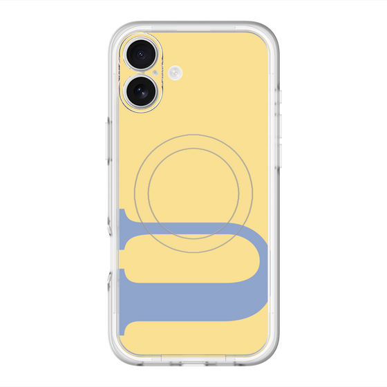 スリムプロテクションプレミアムケース with MagSafe［ オリジナル - initial color - U yellow ］