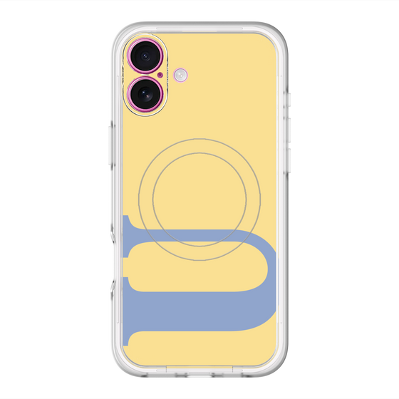 スリムプロテクションプレミアムケース with MagSafe［ オリジナル - initial color - U yellow ］