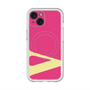 スリムプロテクションプレミアムケース with MagSafe［ オリジナル - initial color - V pink ］