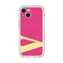 スリムプロテクションプレミアムケース with MagSafe［ オリジナル - initial color - V pink ］