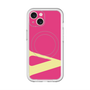 スリムプロテクションプレミアムケース with MagSafe［ オリジナル - initial color - V pink ］