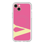 スリムプロテクションプレミアムケース with MagSafe［ オリジナル - initial color - V pink ］