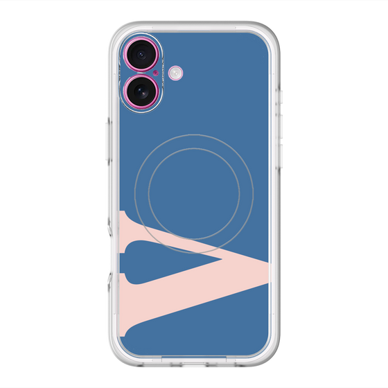 スリムプロテクションプレミアムケース with MagSafe［ オリジナル - initial color - V navy ］