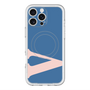 スリムプロテクションプレミアムケース with MagSafe［ オリジナル - initial color - V navy ］