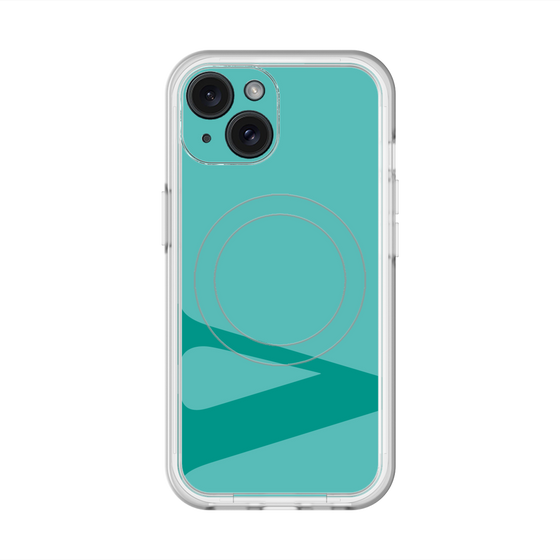 スリムプロテクションプレミアムケース with MagSafe［ オリジナル - initial color - V light green ］